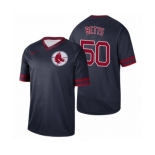 Boston Red Sox #50 Mookie Betts Navy Cooperstown Collection Legend Jersey