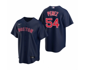 Boston Red Sox #54 Martin Perez Nike Navy Replica Alternate Jersey