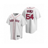 Boston Red Sox #54 Martin Perez Nike White Replica Home Jersey