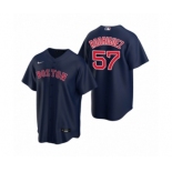 Boston Red Sox #57 Eduardo Rodriguez Nike Navy Replica Alternate Jersey