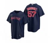 Boston Red Sox #57 Eduardo Rodriguez Nike Navy Replica Alternate Jersey