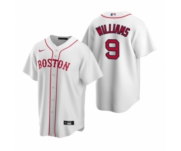 Boston Red Sox #9 Ted Williams Nike White Replica Alternate Jersey