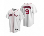 Boston Red Sox #9 Ted Williams Nike White Replica Home Jersey