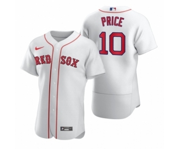 Men Boston Red Sox #10 David Price Nike White 2020 Authentic Jersey