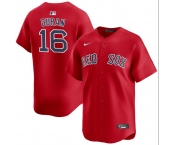 Men's Boston Red Sox #16 Jarren Duran Red 2024 Alternate Limited Stitched Baseball Jersey