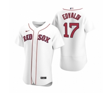 Men's Boston Red Sox #17 Nathan Eovaldi Nike White Authentic 2020 Home Jersey