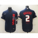 Men's Boston Red Sox #2 Xander Bogaerts Navy 2021 All-Star Game Replica Jersey