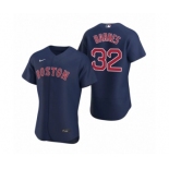 Men's Boston Red Sox #32 Matt Barnes Nike Navy Authentic 2020 Alternate Jersey