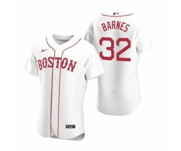 Men's Boston Red Sox #32 Matt Barnes Nike White Authentic 2020 Alternate Jersey