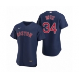 Men's Boston Red Sox #34 David Ortiz Nike Navy Authentic 2020 Alternate Jersey