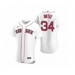 Men's Boston Red Sox #34 David Ortiz Nike White Authentic 2020 Home Jersey