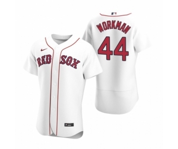 Men's Boston Red Sox #44  Brandon Workman Nike White Authentic 2020 Home Jersey