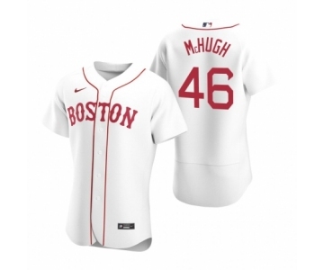 Men's Boston Red Sox #46 Collin McHugh Nike White Authentic 2020 Alternate Jersey