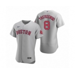 Men's Boston Red Sox #8 Carl Yastrzemski Nike Gray Authentic Road Jersey