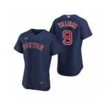 Men's Boston Red Sox #9 Ted Williams Nike Navy Authentic 2020 Alternate Jersey