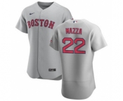 Men's Nike Boston Red Sox #22 Chris Mazza Gray Road 2020 Authentic Team Baseball Jersey