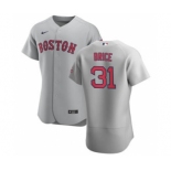 Men's Nike Boston Red Sox #31 Austin Brice Gray Road 2020 Authentic Team Baseball Jersey