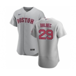 Men's Nike Boston Red Sox #72 Josh Taylor Gray Road 2020 Authentic Team Baseball Jersey