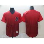 Men's Nike Boston Red Sox Blank Red Drift Fashion MLB Jersey