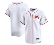 Men's Cincinnati Reds Blank White Home Limited Baseball Stitched Jersey