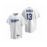 Los Angeles Dodgers #13 Max Muncy Nike White Replica Home Jersey