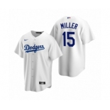 Los Angeles Dodgers #15 Bobby Miller White 2020 MLB Draft Replica Home Jersey