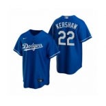 Los Angeles Dodgers #22 Clayton Kershaw Nike Royal Replica Alternate Jersey