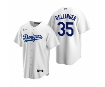 Los Angeles Dodgers #35 Cody Bellinger Nike White Replica Home Jersey