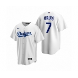 Los Angeles Dodgers #7 Julio Urias Nike White Replica Home Jersey