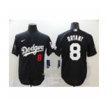 Los Angeles Dodgers #8 Kobe Bryant Black 2020 Cool Base Jersey