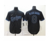 Los Angeles Dodgers #8 Kobe Bryant Black Shadow 2020 Cool Base jersey2