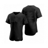 Men's Clayton Kershaw #22 Los Angeles Dodgers Black Awards Collection NL MVP Jersey