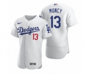 Men's Los Angeles Dodgers #13 Max Muncy Nike White 2020 Authentic Jersey