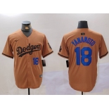 Men's Los Angeles Dodgers #34 Toro Valenzuela Number Olive Cool Base Limited Stitched Jerseys