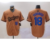 Men's Los Angeles Dodgers #34 Toro Valenzuela Number Olive Cool Base Limited Stitched Jerseys