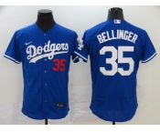 Men's Los Angeles Dodgers #35 Cody Bellinger  Royal Blue Flexbase Authentic Collection Baseball Jersey