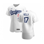 Men's Nike Los Angeles Dodgers #17 Joe Kelly White Home 2020 Authentic Player Baseball Jersey