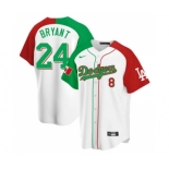 Men's Nike Los Angeles Dodgers #24 Kobe Bryant Mexican Heritage Night Limited Stitched Baseball Jersey