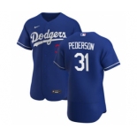 Men's Nike Los Angeles Dodgers #31 Joc Pederson Royal Alternate 2020 Authentic Player Baseball Jersey