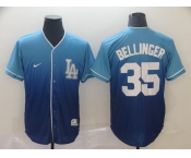 Men's Nike Los Angeles Dodgers #35 Cody Bellinger Blue Drift Fashion MLB Jersey