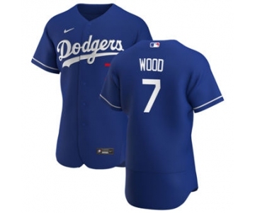 Men's Nike Los Angeles Dodgers #7 Julio Urias Royal Alternate 2020 Authentic Player Baseball Jersey