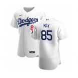 Men's Nike Los Angeles Dodgers #85 Dustin May White Home 2020 Authentic Player Baseball Jersey