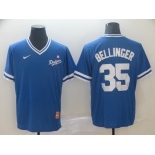 Men's Nike Majestic Los Angeles Dodgers #35 Cody Bellinger Blue M&N MLB Jersey