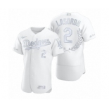 Tommy Lasorda #2 Los Angeles Dodgers White Awards Collection Retirement Jersey