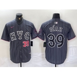 Men's New York Mets #39 Edwin Diaz Gray 2024 City Connect Cool Base Jerseys