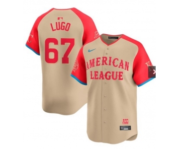 Men's New York Mets #67 Seth Lugo Cream 2024 All Star Limited Stitched Jersey