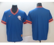 Men's Nike Majestic New York Mets Blank Blue MLB M&N Jersey