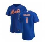 Men's Nike New York Mets #1 Amed Rosario Royal Alternate 2020 Authentic Player Baseball Jersey