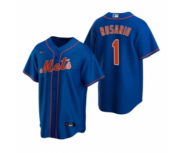 Men's Nike New York Mets #1 Amed Rosario Royal Alternate Stitched Baseball Jersey