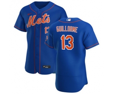 Men's Nike New York Mets #13 Luis Guillorme Royal Alternate 2020 Authentic Player Baseball Jersey